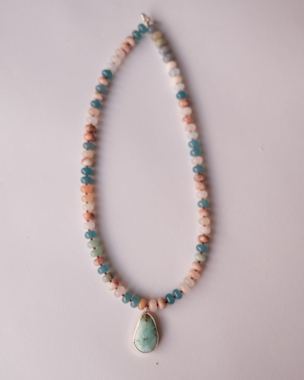 Turquoise and Colorful Beaded Necklace