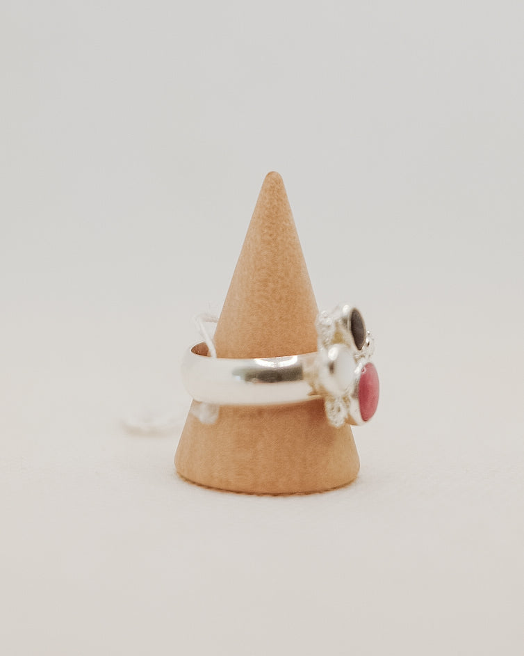 Chunky Triple Flower Statement