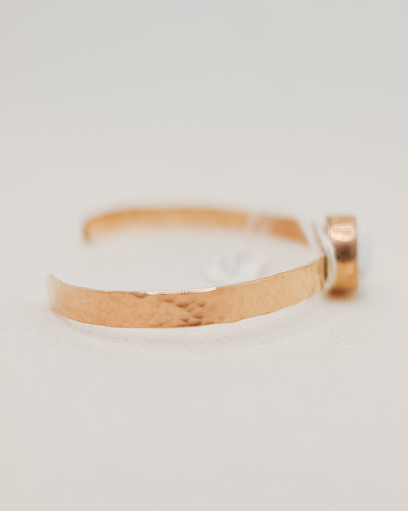 White Buffalo Cuff (14k gold filled)