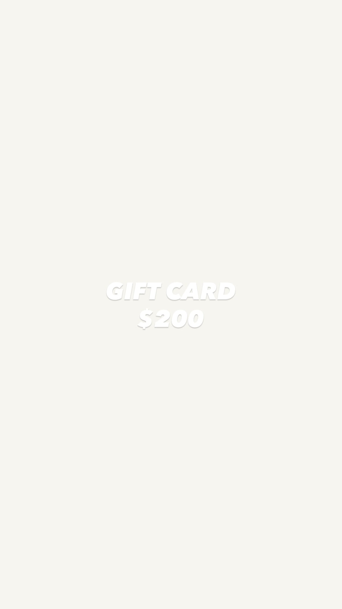 Gift Card